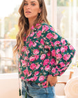 Cleo Collar Puff Sleeve Blouse