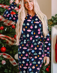 Mazie Christmas Lights Print Shirt