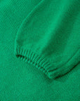 Raven Backless Bubble Sleeve Sweater