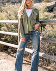 Undine Knit Textured Hooded Jacket