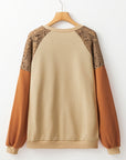 Scarlett Colorblock Drop Shoulder Sweatshirt