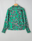 Elouise Shirred Puff Sleeve Blouse