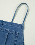 Maya Cropped Wide Leg Overalls