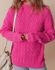 Lola High Drop Shoulder Sweater