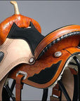 Hilason Flex Tree Western Horse Saddle American Leather Trail Barrel Racing By