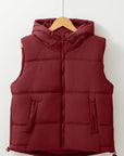 Clare Side Hooded Puffer Vest