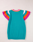 Sophia Flutter Sleeves Knitted Sweater