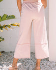 Floral Patch Mineral Wash Terry Knit Pants