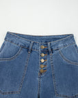 Aleah Waist Wide Leg Jeans