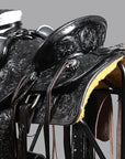 Western Horse Wade Saddle American Leather Ranch Roping Black