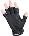 Heritage Tech-Lite Riding Gloves Horse Equestrian Black 3/4 Finger