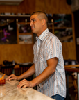 Birds And Lei Hawaiian Print Short Sleeve Shirt With Vibrant Exotically Tropical