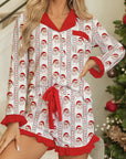 Gillian Stripes Ruffle Pj Set