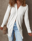 Gianna Ribbed Up Tunic Cardigan
