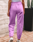 Antonella Solid Color Jogger Pants
