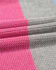Stripe Colorblock V-Neck Sweater T-Shirt