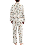 Howdy Highland Cow Christmas Men's Western Pajama Set