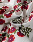 Floral Bubble Sleeve Tiered Maxi Dress