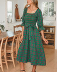 Scarlett Waist Flared Midi Dress