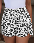 Leopard High Waist Athletic Shorts