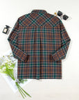 Elizabeth Plaid Print Chest Shirt