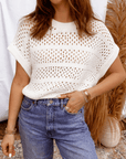 Rayna Out Knit Dolman Sweater