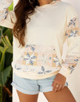Western Geometric Patchwork Kangaroo Pocket Hoodie