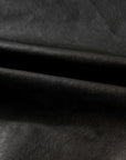 Faux Leather Button-Front Boxy Jacket