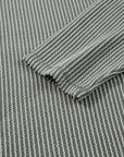 Solid Corded Knit Long Sleeve Top