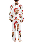 Highland Christmas Cow Men's Western Pajama Set