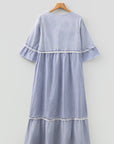 Raya Bracelet Sleeve Maxi Dress