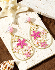 Marley Plaited Plated Waterdrop Earrings
