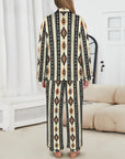 Colores de Mexico Southwestern Aztec Satin pajamas