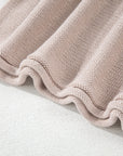 Ava Colorblock Exposed Seam Sweater
