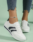 Isabella Lace Up Flat Shoes