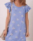 Emmie Sleeve Shift Mini Dress