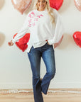 Vada High Low Oversize Sweatshirt