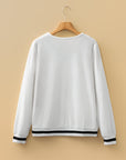 Greta Trim Pullover Waffle Top