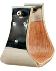 Hilason Horse Bell Stirrups Bound Stainless Steel