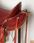 Western Horse Wade Saddle American Leather Ranch Roping Mahogany