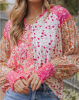 Adalee Printed Puff Sleeve Shirt
