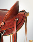 Western Horse Wade Saddle American Leather Ranch Roping Mahogany