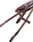 ExionPro Plain Rubber Reins with 7 Loops & Martingale Stoppers