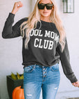COOL MOMS CLUB Drop Shoulder Sweatshirt