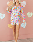 Remi Heart Collared Tunic Shirt