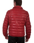 Ribbed Leather Jacket - 512