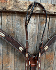 Rawhide One Ear/ Breastcollar Tack Set
