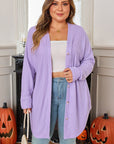 Rosie Waffle Knit Front PLUS Cardigan