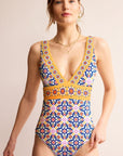 Briar Print One Piece Swimsuit