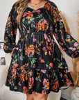 Pearl Long Sleeve Mini PLUS Dress